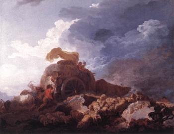 Jean-Honore Fragonard : The Storm